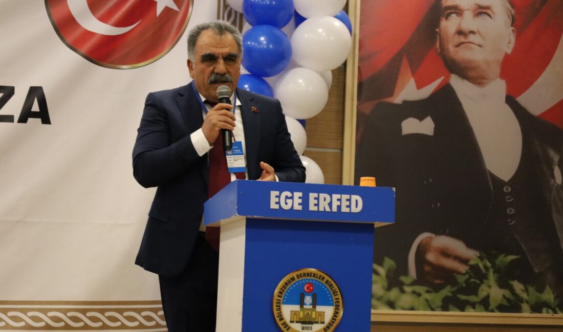 Erzurum Dernekler Federasyonu, 8. Genel Kurulu’nda Zakir Salmanoğlu Güven Tazeledi. Ege Bölgesi Erzurum Dernekler Federasyonu, 8. Genel Kurulunu Çiğli Belediyesi