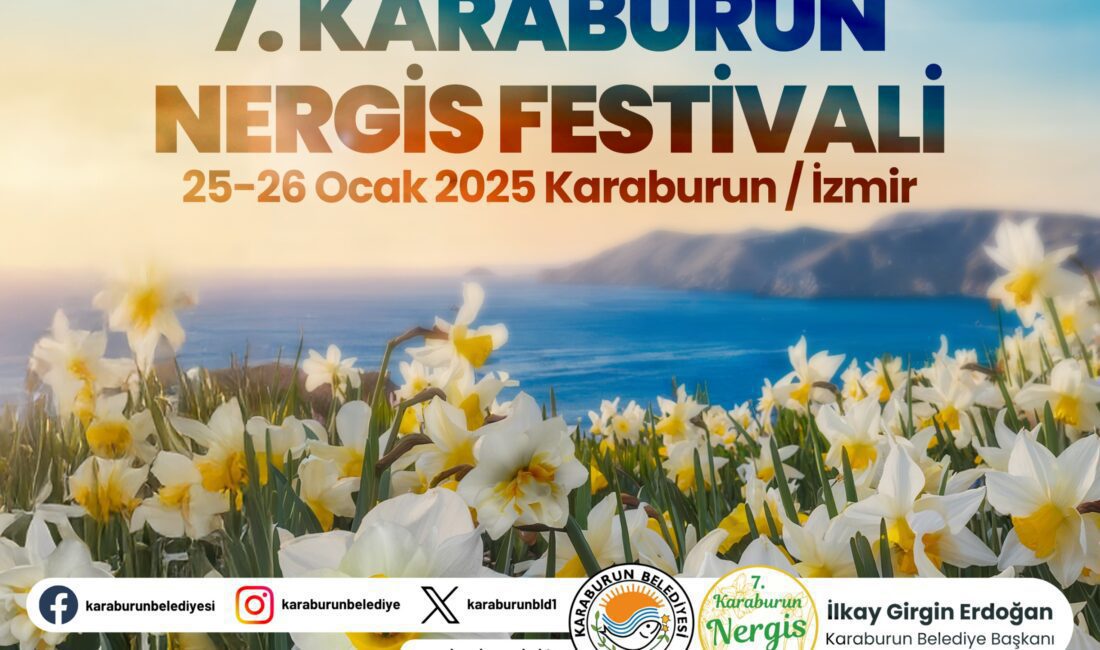 Karaburun’da Nergis Festivali Başlıyor! 7. Karaburun Nergis Festivali, 25-26 Ocak tarihlerinde “Nergisin Başkenti”