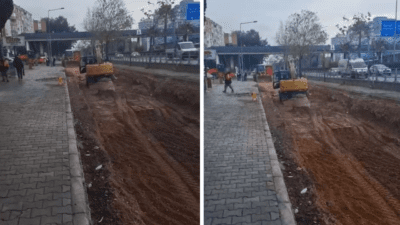 İzmir’in Bornova ilçesinde, Ankara Asfaltı Yanyol Bölgesi’ndeki altyapı sorunları devam