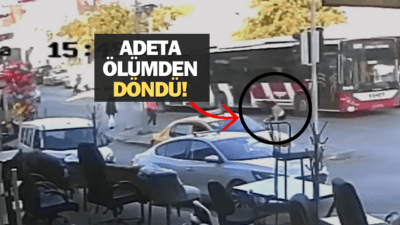 ESHOT otobüsü karşıdan karşıya geçmekte olan bir yayaya çarptı.