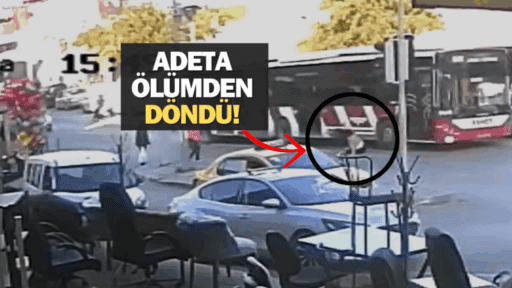 ESHOT otobüsü karşıdan karşıya geçmekte olan bir yayaya çarptı.