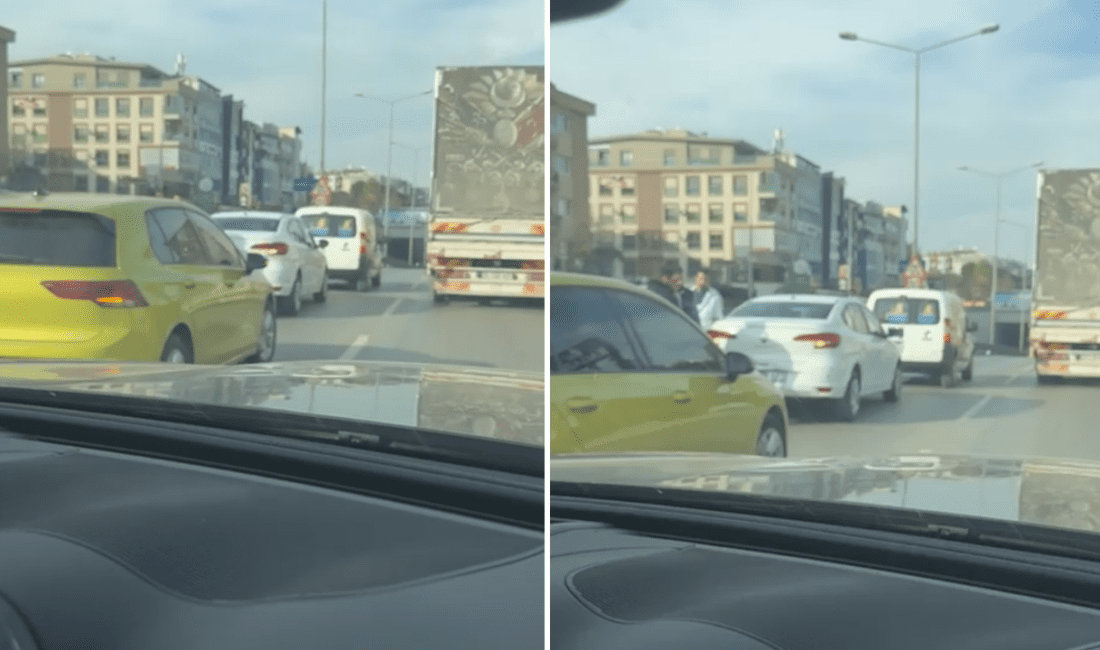 İzmir Gaziemir alt geçidinde zincirleme kaza Gaziemir ilçesi, alt geçide gelmeden hemen önce zincirleme trafik kazası