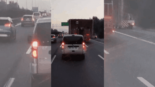 İzmir’in en yoğun güzergahlarından biri olan Bornova-Buca çevreyolu, 18:20 saatlerinde