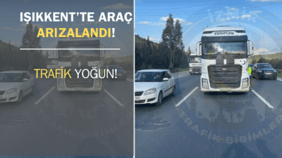 Bornova ilçesi Işıkkent rampalarından Buca istikametine doğru orta şeritte, bir