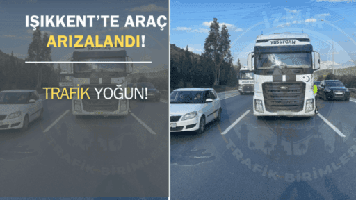 Bornova ilçesi Işıkkent rampalarından Buca istikametine doğru orta şeritte, bir