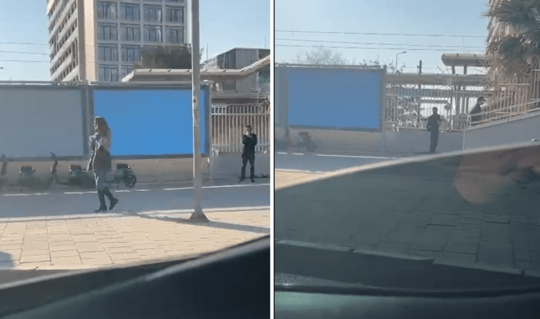 İzmir’in Salhane İZBAN istasyonunda bir gencin yasaklı madde kullandığı görüldü.