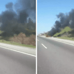 İzmir Aydın Otoyolu, İzmir gidiş istikametinde, Oğlananası Mevkii’nde meydana gelen