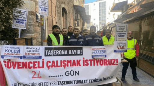 İzmir Büyükşehir Belediyesi’nde çalışan taşeron işçilerin, daha iyi çalışma koşulları