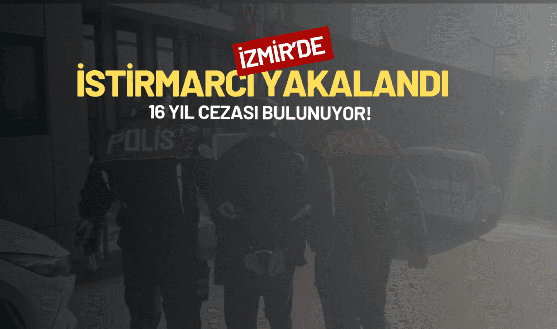 İzmir'de suçlulara geçit yok Kaçak hükümlü kıskıvrak yakalandı.