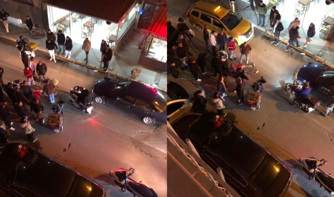 Ordu Caddesi üzerinde meydana gelen trafik kazasında bir motosikletli,