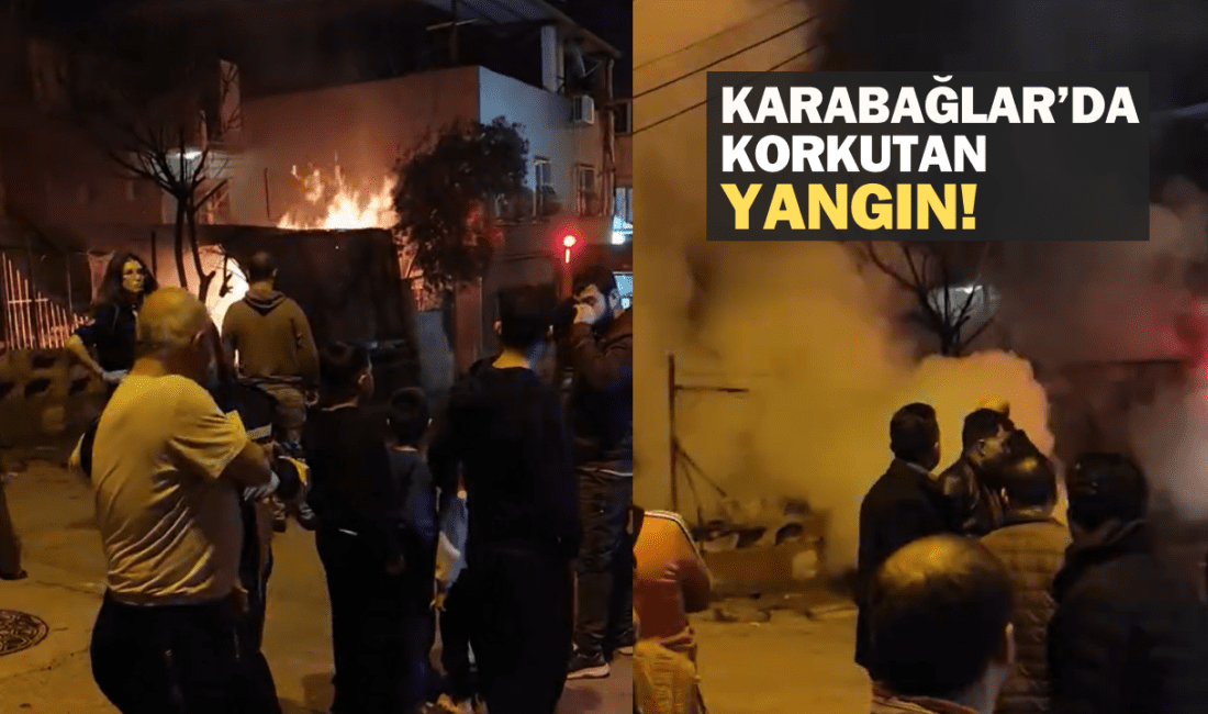 İzmir’in Karabağlar ilçesine bağlı Selvili Mahallesi’nde, akşam saatlerinde henüz bilinmeyen