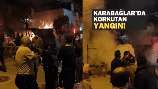 İzmir’in Karabağlar ilçesine bağlı Selvili Mahallesi’nde, akşam saatlerinde henüz bilinmeyen