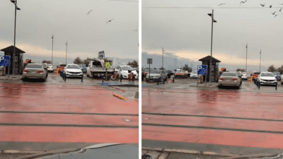 Karşıyaka'da iskele yakınındaki otoparklar, araç sahipleri için büyük bir sorun