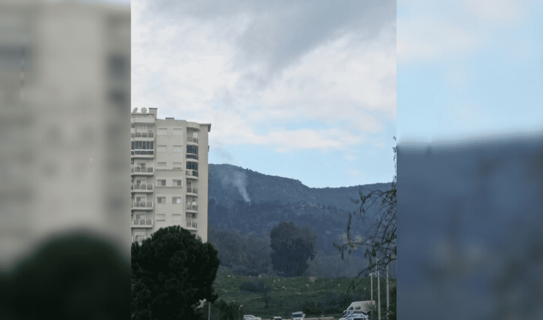 İzmir’de alevler yine Karşıyaka’yı sarıyor! Karşıyaka, Örnekköy'deki TOKİ'nin yukarısındaki ormanlık alanda yangın çıktı.