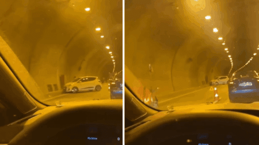 Bayraklı Tüneli’nde bugün sabah saatlerinde zincirleme trafik kazası meydana geldi.