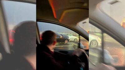 Kemalpaşa-İzmir otoyolunda meydana gelen trafik kazası sürücüleri korkuttu.