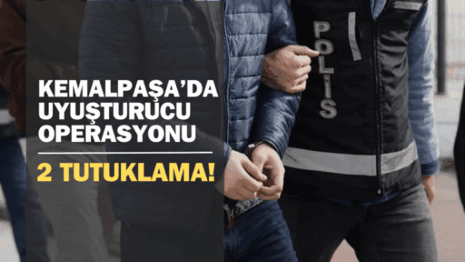İzmir’in Kemalpaşa ilçesinde uyuşturucu ticareti yaptığı öne sürülen 3 zanlı,