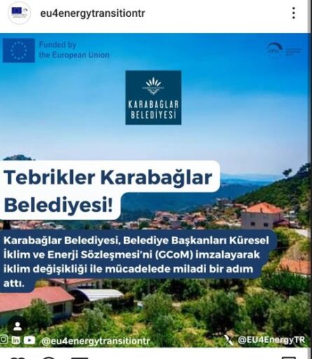 Karabağlar Belediyesi, çevresel sürdürülebilirlik ve iklim değişikliğiyle mücadele konusundaki kararlılığını
