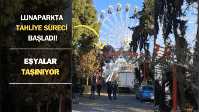 İzmir’in simgelerinden biri haline gelen Kültürpark Lunaparkı’nın tahliye işlemleri resmen