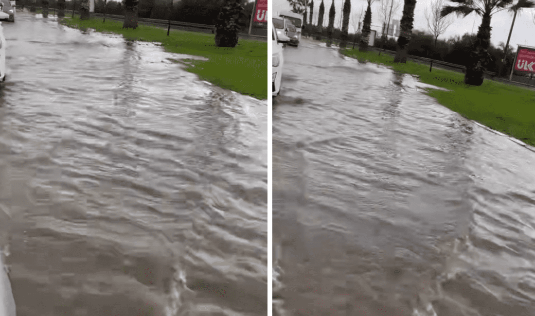 İzmir’in Narlıdere ilçesinde, yağmur sonrası yaşanan altyapı sorunları vatandaşları zor