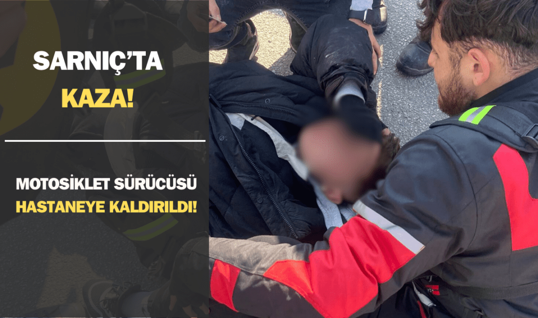 İzmir Sarnıç’ta kaza: Motosiklet Türk Telekom aracıyla çarpıştı! İzmir’in Gaziemir ilçesi Sarnıç semtinde, bir motosiklet sürücüsü, seyir halindeki