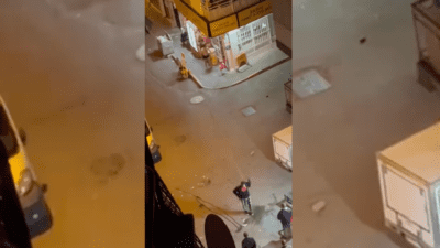 İzmir'in Yeşilyurt semtinde akşam saatlerinde yaşanan olay, bölge halkında korku