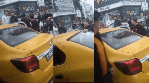 İzmir’in Çiğli ilçesinde sarhoş olduğu iddia edilen bir kadın, taksi