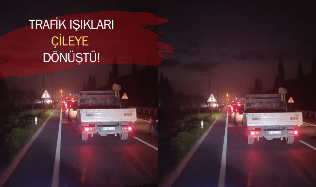 İzmir’in Torbalı ilçesi Ayrancılar semti, Türkmenköy trafik ışıklarının süresinin kısa