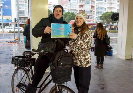 Karşıyaka Belediyesi, ‘Dünya Bisikletle İşe Gitme Günü’nde düzenlediği sürüş etkinliğiyle