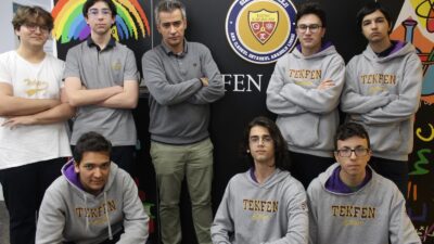 Tekfen Koleji Havacılık Kulübü öğrencilerinin geliştirdikleri ve yaklaşık 2 metre