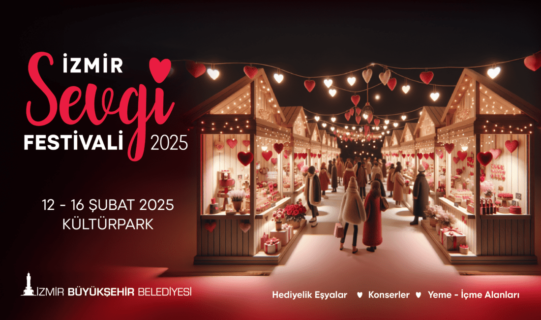 İzmir Büyükşehir Belediyesi, 14 Şubat Sevgililer Günü’ne özel aşk dolu