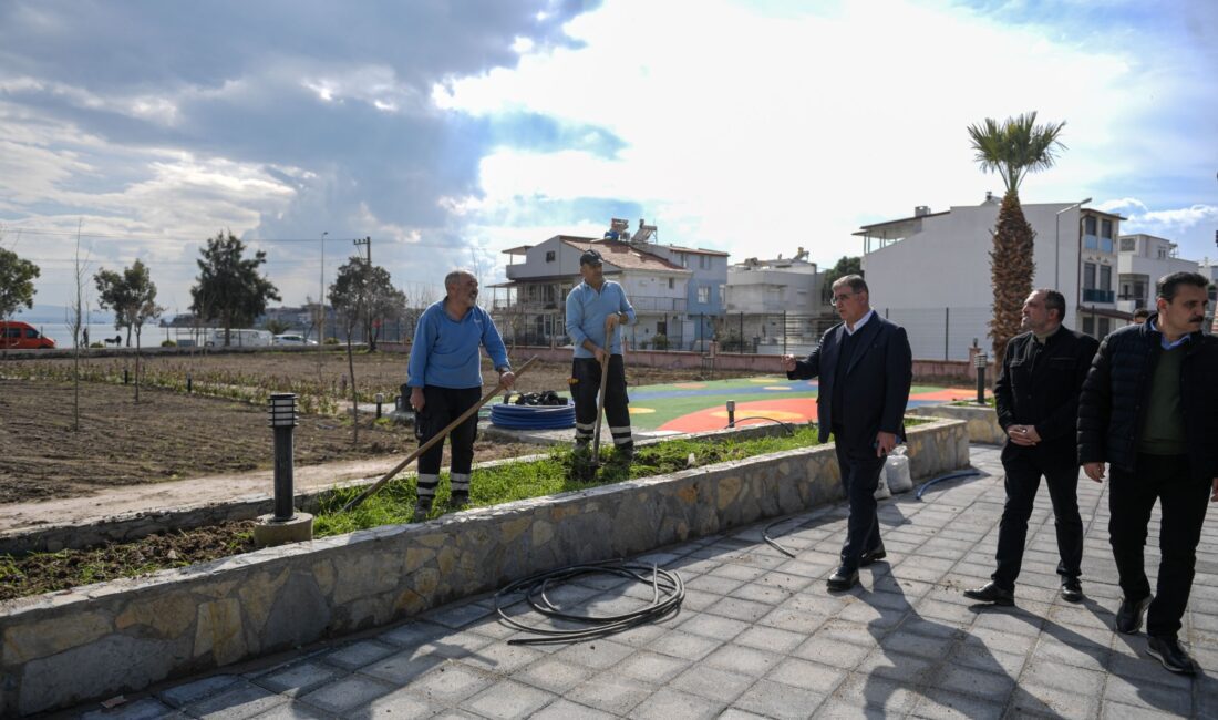 İzmir Büyükşehir Belediyesi, Dikili Belediyesi’nden devraldığı Çandarlı Sosyal Tesisi’nde yenileme