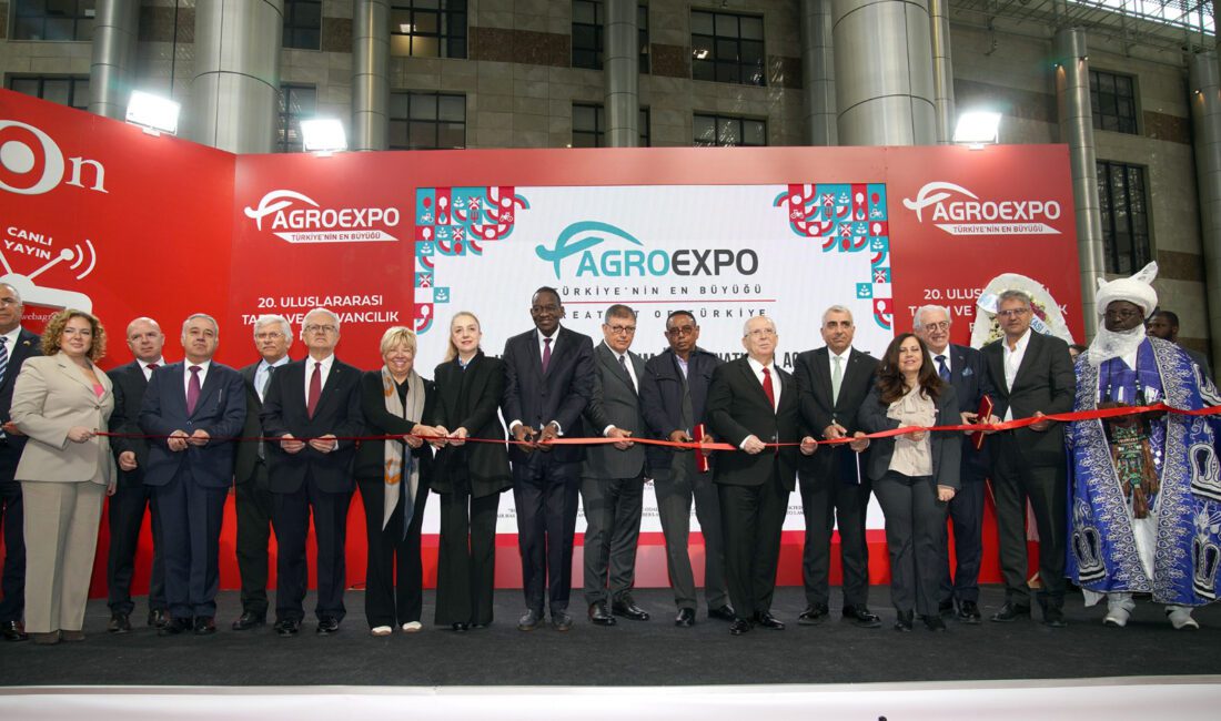 AGROEXPO 20. kez kapılarını açtı Türkiye'nin en büyüğü olan, Avrupa'nın dört büyük tarım ve hayvancılık