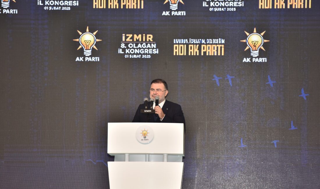 Ak parti İzmir İl Başkanı Ve tek Aday olarak Kongreye