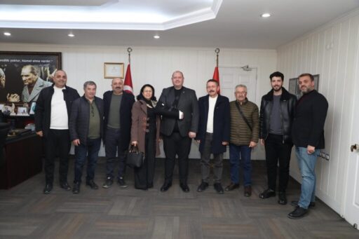 Menderes Alevi Kültür Derneği Menderes Belediye Başkanı İlkay Çiçek’i ziyaret