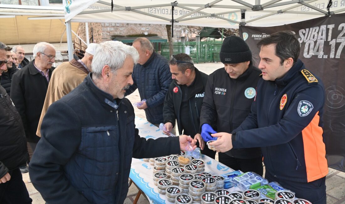 Manisa Büyükşehir Belediyesi, 6 Şubat 2023’te meydana gelen ve büyük