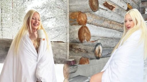 Ece Seçkin, karda yorganına sarılarak verdiği cesur pozları, sosyal medya