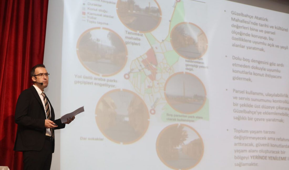 Güzelbahçe Belediyesi, Güzelbahçe’nin en eski mahallelerinden Atatürk Mahallesi için revizyon