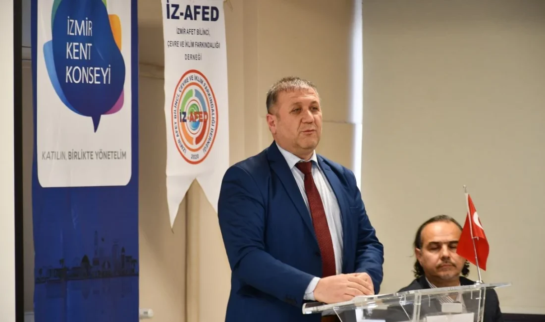 SERVET ERTAŞ, DİRENÇLİ KENT İZMİR İÇİN ADAY’IM İZ-AFED (İzmir Afet Bilinci, Çevre ve İklim Farkındalığı Derneği) Kurucu