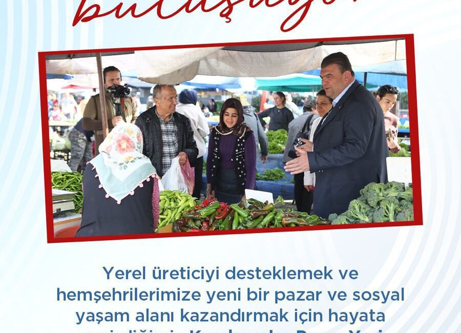 1 Mart Cumartesi günü Karakayalar sakinleriyle buluşacak pazar ve yaşam