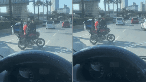 İzmir’in Bornova ilçesi Ankara Caddesi yolu üzerinde trafik kazası meydana