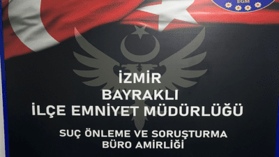 İzmir Bayraklı’da yasaklı madde satışı yaptığı bilgisi üzerine G.K(55) ve Y.K(17,