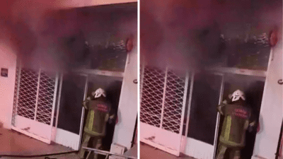 İzmir’in Bayraklı ilçesi Alparslan Mahallesi’nde bulunan bir depoda korkutan yangın