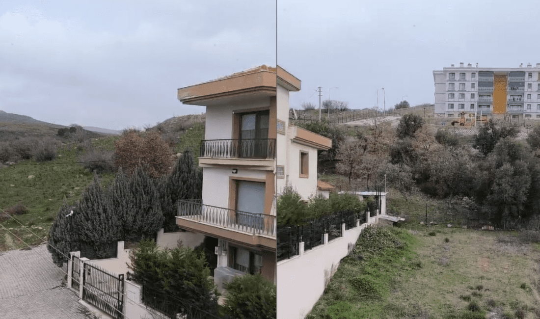 İzmir’in Bergama ilçesinde, beklenen kar yağışı nihayet başladı. Özellikle kış