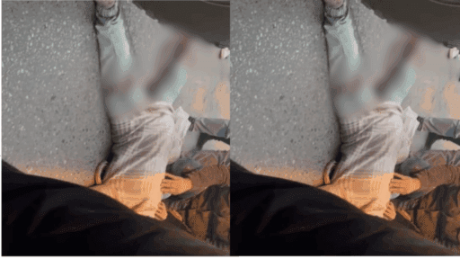 İzmir’in Buca ilçesinde, seyir halinde ilerleyen kamyonun kör noktasında kaldığı