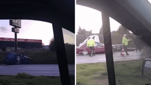 İzmir’de Gaziemir-Torbalı çevreyolunda, Sintaç Kavşağı’nın 1 km öncesinde meydana gelen