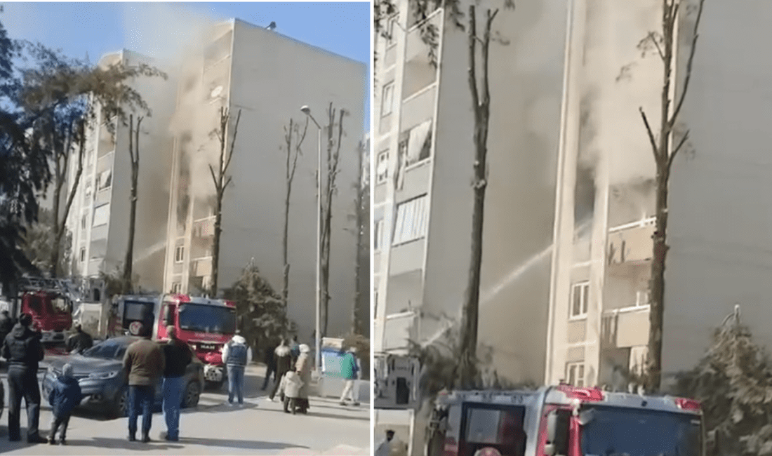 Gaziemir’de polis lojmanında korkutan yangın! İzmir’in Gaziemir ilçesi polis lojmanında bilinmeyen bir sebepten dolayı yangın