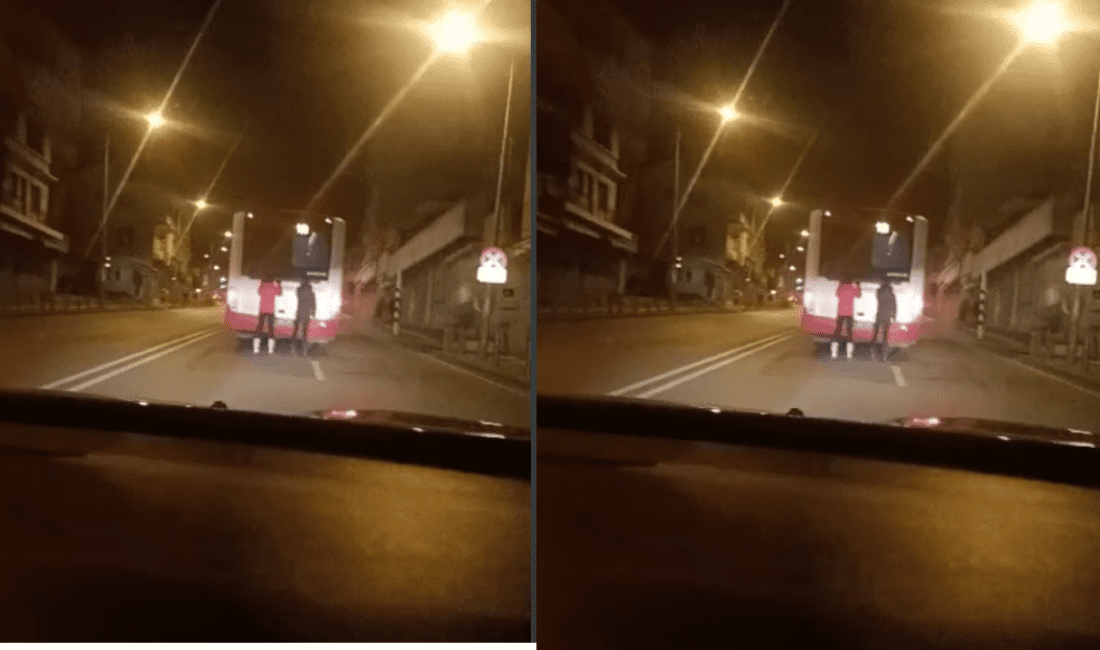 İzmir’in Konak ilçesinde, Çankaya Mezarlıkbaşı’ndan Eşrefpaşa istikametine giden bir ESHOT