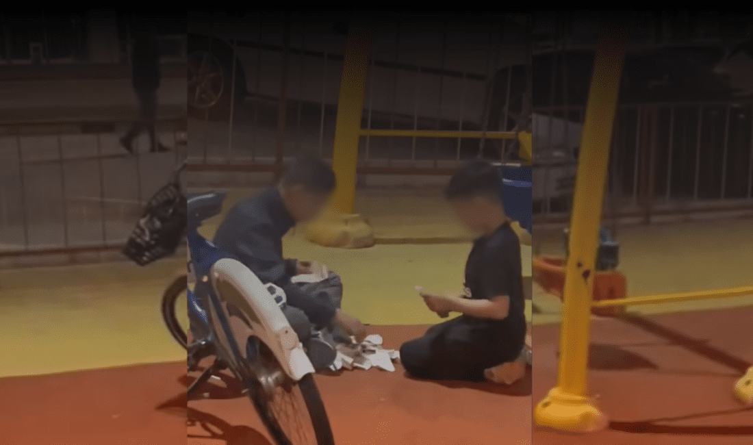 İzmir’in Güzelyalı semtinde, gece saatlerinde yaşanan bir olay, bölge sakinlerini