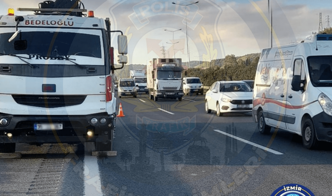 İzmir’in Bornova ilçesi Işıkkent Rampalar’dan Bornova istikametine doğru, Pınarbaşı Kavşağı’na